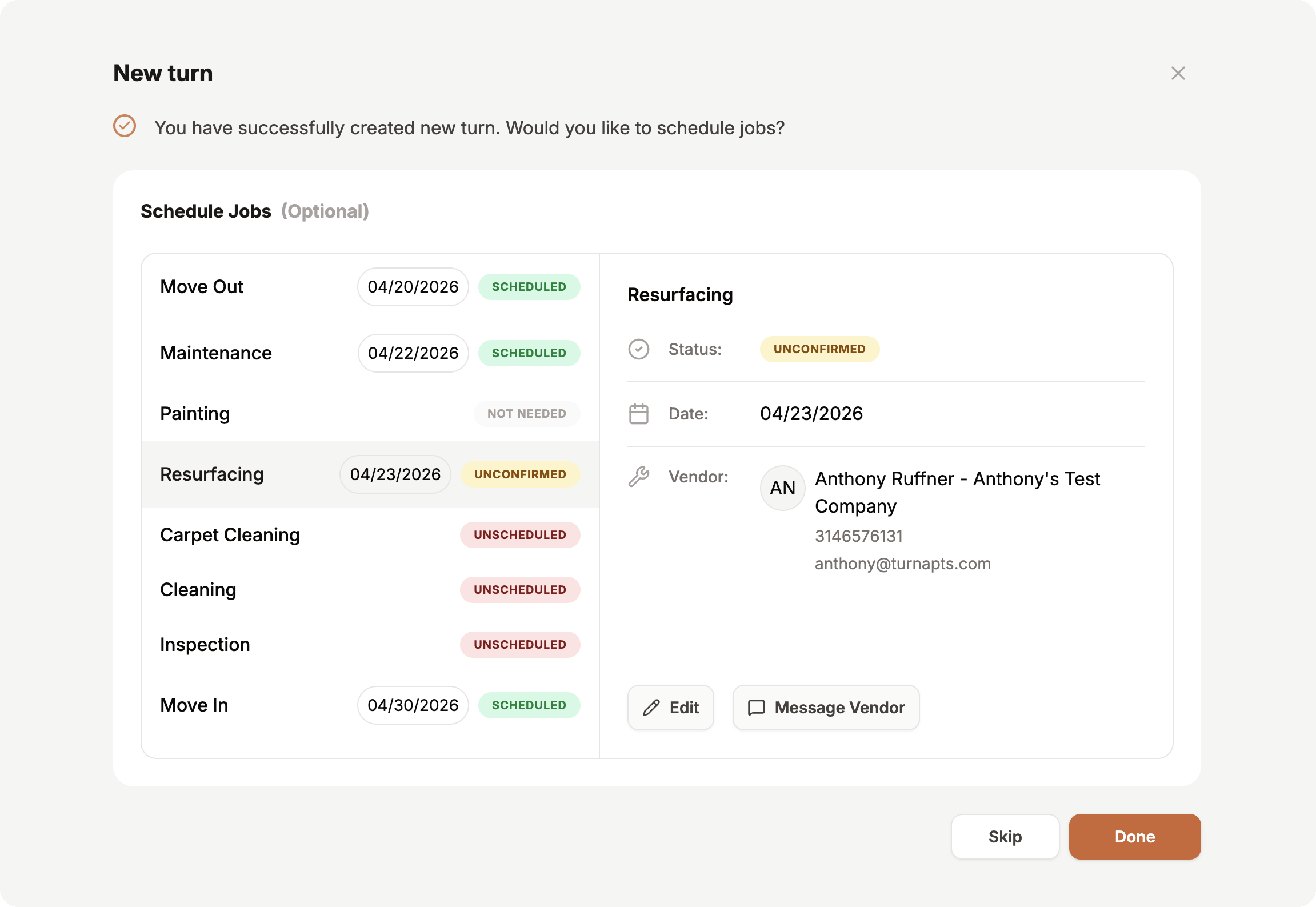 Schedule Jobs